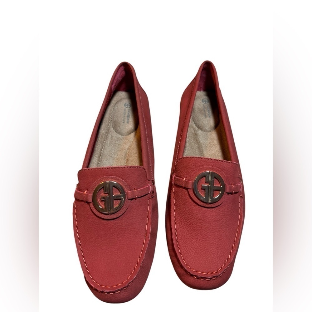 Giani Bernini Red Leather Loafers